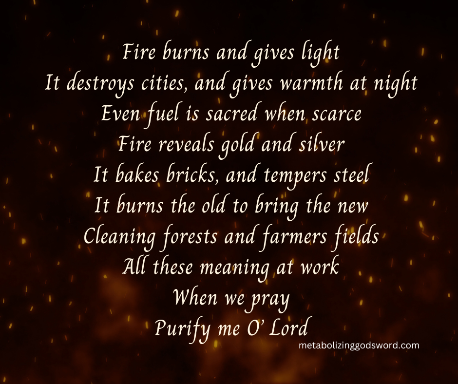 Fire – Metabolizing God's Word